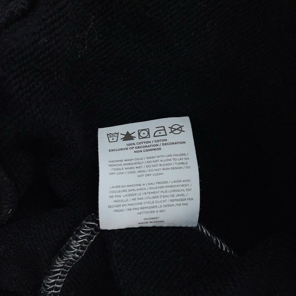 Malbon x Poggytheman Sweatshirt Mens Large White Black Golf Embroidered Crewneck - Picture 6 of 12